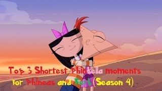 Top 3 Shortest Phinbella Moments for Phineas and Ferb [upl. by Trin]