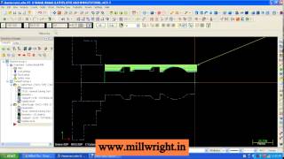 Mastercam x5 Lathe tutorial [upl. by Noissap500]