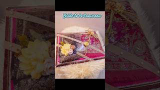 Trousseau for bride to be trousseaupacking weddingpacking sareepacking banglespacking cosmetics [upl. by Jaqitsch]