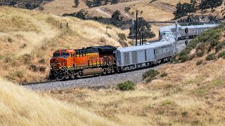 Tehachapi Pass  An Afternoon of Trains [upl. by Hgielrak]