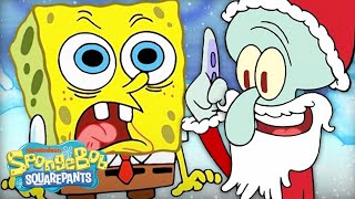 SpongeBobs BEST Holiday amp Winter Moments ❄️  45 Minute Compilation  SpongeBob [upl. by Ciryl]