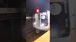 NYCS R160B Siemens on uptown E arriving  Lexington53rd mta nycsubway youtubeshorts [upl. by Larena]