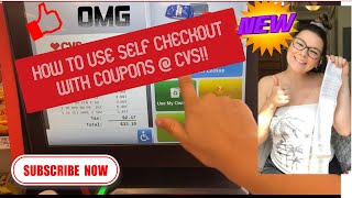 COUPONING 101 HOW TO USE CVS SELF CHECKOUT WITH COUPONS [upl. by Moreland]