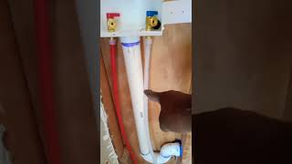 PLUMBING TECHNIQUES CODE COMPLIANT Washer Machine box Installation drainagepipe plumbing diy [upl. by Nomed948]