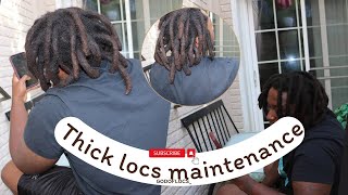 2 Year 6 month Update Thick Dreadlock Wash Routine thicklocs [upl. by Nidnerb]