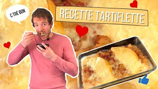 Recette de la TARTIFLETTE  Bonheur intense [upl. by Kooima]