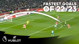 FASTEST goals of the season so far  Premier League [upl. by Eniahs531]