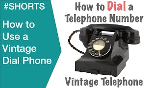 How to Use a Vintage Dial Phone vintagetelephone vintagephones vintagephone dialphone [upl. by Artemisa501]