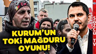 OYUNU BOZDUK Murat Kurum TOKİ Mağdurları Toplantısındaki Hak Sahiplerini Kendi Seçmiş [upl. by Sihunn]