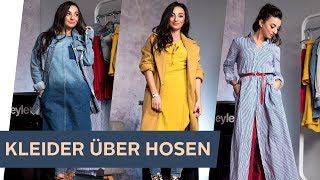 HOW TO STYLE KLEIDER ÜBER HOSEN  refashion  OTTO [upl. by Anavoig741]