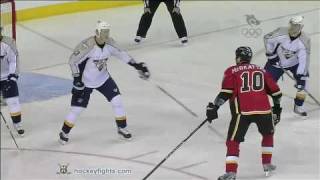 Wade Belak vs Brian McGrattan Jan 15 2010  Sportsnet feed [upl. by Eimam230]