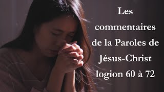 ⛪ Commentaires de lEvangile de Thomas 😇 Partie 6 du logions 60 au logion 72 ✒️ [upl. by Mhoj]