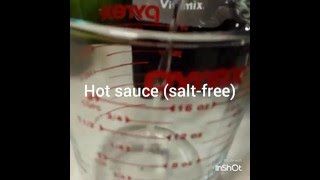 Homemade Hot Sauce saltfree [upl. by Nirel655]