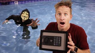 Abandoned Safe in Swimming Pool Hacker battle in Real Life Defeating Project Zorgo [upl. by Redvers]