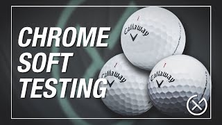 TESTING 2022 CALLAWAY GOLF BALLS with Johnny Wunder  Chrome Soft Vs X and X Ls [upl. by Lally]