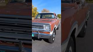 ’73 Dodge W200 4x4 360  UNICORN Vintage Power Wagon dodge truck vintage 4x4 [upl. by Eidualc652]