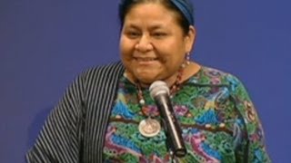 Rigoberta Menchu Challenges to Lasting Peace in Guatemala [upl. by Elenore795]