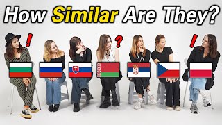 Slavic Languages l 7 Slavic Countries Can they understand Each Others [upl. by Aicina660]