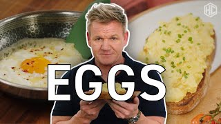 Gordon Ramsay Makes Scrambled and Fried Eggs  Cooking With Gordon  HexClad [upl. by Ydak]