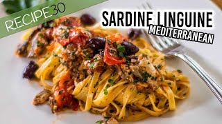 Sardine Linguine Mediterranean Flavours [upl. by Ralli]