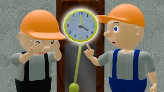 Die Uhrzeit ⏰ Uhr lesen lernen  BlockxBuddys Kinderfilme auf Deutsch Kids Cartoon Folge 77 [upl. by Nottap149]