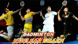 Badminton Jump Smash  Most Threatening Skills in Badminton [upl. by Hungarian490]