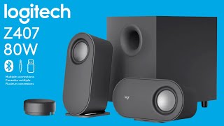 Review Logitech Z407  Altavoces para PC con Bluetooth [upl. by Eixela]