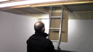 Spacemaker Loft Ladder Installation Video [upl. by Airemaj123]