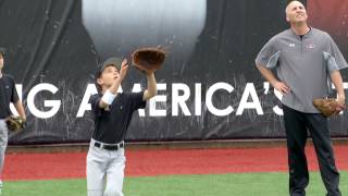 Ripken Baseball Fielding Tip  Throwing from Outfield [upl. by Shurlock620]