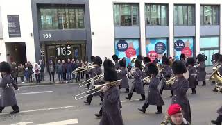 Lord Mayors Show 2023 Band of the Honourable Artillery Company [upl. by Janice149]