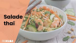 Une recette de salade Thaï aux crevette [upl. by Johnathon]