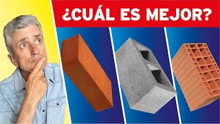 👷 3 Tipos de LADRILLO 👌Cuál es Mejor para la Construcción de Casas [upl. by Laurentia]