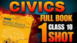 Class 10 FULL CIVICS in one shot🔥 Social science one shot class 10 CBSE 202324 [upl. by Ettevets]