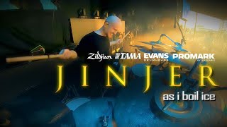 JINJER  As I Boil Ice Live Drum Cam Footage [upl. by Adnilem]