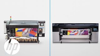 HP Latex 700800 Printer Series vs Canon Colorado 1650 Printer  Latex Printers  HP [upl. by Lorrimor383]