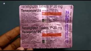 Tenepride 20 Tablet  Teneligliptin Tablets Ip 20mg  Tenepride 20mg Tablet Uses Side effects Dosage [upl. by Aleakcim803]