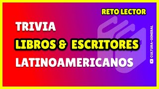 Quiz Literario Escritores y Libros Latinoamericanos 📚✍️ ¿Cuánto Sabes booktube QUIZLITERARIO [upl. by Brindle]