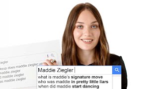 Maddie Ziegler Answers the Webs Most Searched Questions  WIRED [upl. by Tobie]