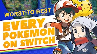 All 11 Pokémon Switch Games Ranked [upl. by Yrok]