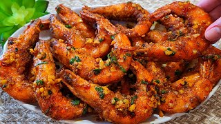 Im Addicted To These Shrimps Soo Delicious You will cook it again and again 😋🔥 2 RECIPES [upl. by Feltie]