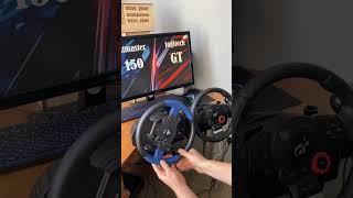 Thrustmaster T150 VS Logitech GT shorts thrustmaster logitech [upl. by Aihseuqal]