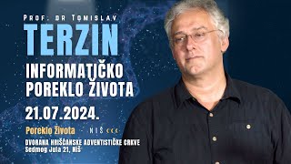 Tomislav Terzin  Informatičko poreklo života [upl. by Atillertse]