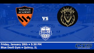 2023 Quincy Shootout  Wasatch Academy vs Link Academy [upl. by Ahsilef]