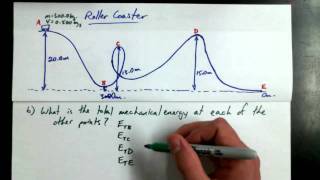 3 3C Roller Coaster Conservation of Energy [upl. by Ydac648]