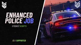 ESX FiveM Enhanced Police Job [upl. by Lari]