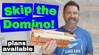 Mortising Jig for Loose Tenons WAY CHEAPER than Festool Domino [upl. by Elma887]