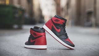 Review Air Jordan 1 Retro High OG quotBredquot 2013 vs 2016 [upl. by Eet]