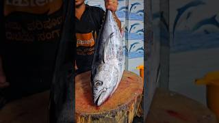 big yellowfin tuna cutting trending shorts instagram viralvideo fishcutting bigfish seafood [upl. by Nryhtak]