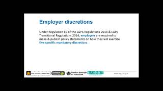 LGPS employer discretions [upl. by Jens]