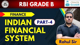 Indian Financial System for RBI Grade B exam 4 [upl. by Hatokad]